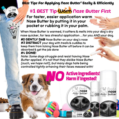 Nose Butter for Rough, Dry Dog Noses in Tins & Tubes: 1oz tin - The Blissful Dog