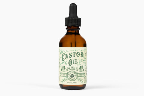 Organic Cold Pressed Castor Oil, 16 oz, Hexane Free USA bottled - Roots And Leaves