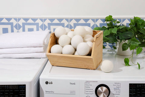 New Zealand Wool Dryer Balls: Single - Bamboo Switch