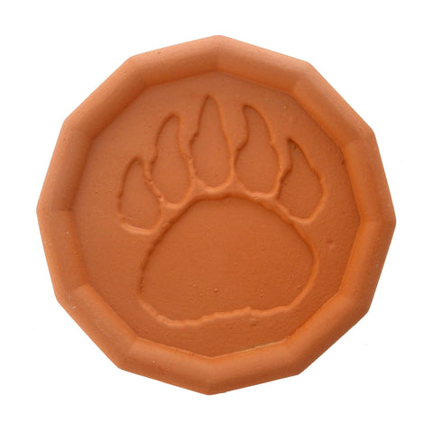 Brown Sugar Saver - Bear Paw Print - JBK Pottery