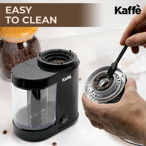 Electric Burr Coffee Grinder, 5.5 oz, Black - Kaffe