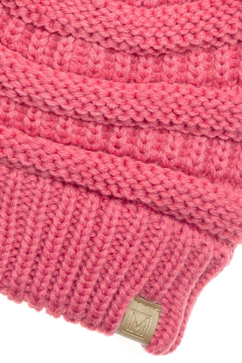 Off White Kids Winter Beanie Hat with Double Pom Pom - Kids - One Size - Fashion City