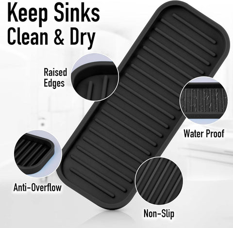 Silicone Sponge Holder for Kitchen Sink: Gray - Zulay Kitchen