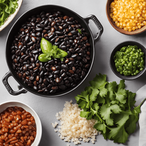 Organic Black Beans (1 Lb): 16oz - Great River Milling