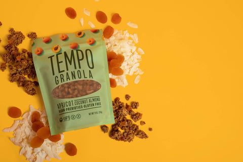 Apricot Coconut Almond Granola, 11 oz bag - Tempo Granola