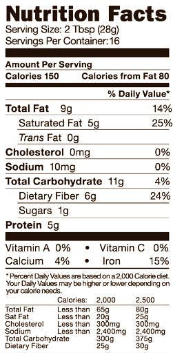 Cacao Flour, 1 lb - Hearthy Foods
