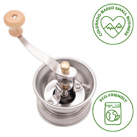 Coffee and Spice Grinder Lid for Mason Jars - Mason Jar Lifestyle