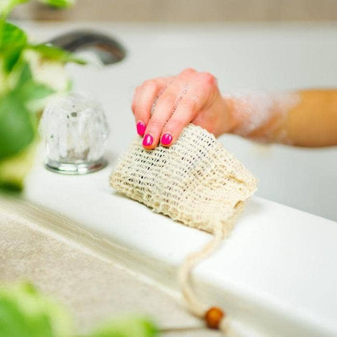 Set of 3 Sisal Soap Saver Bags - Bamboo Switch