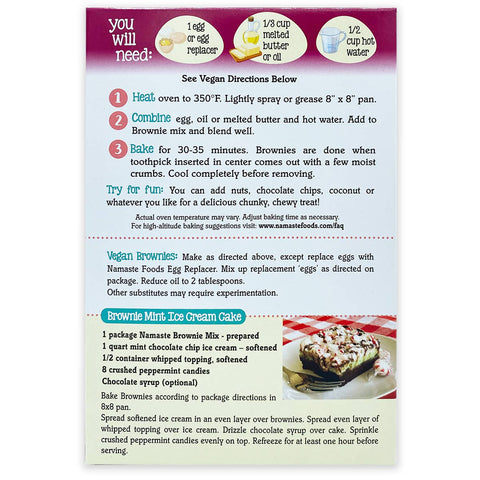 Gluten Free Brownie Mix, 15oz - Namaste Foods