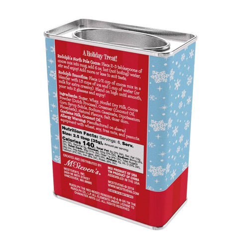 Rudolph The Red-Nosed Reindeer© North Pole Cocoa Mix, 8oz Tin - McSteven's