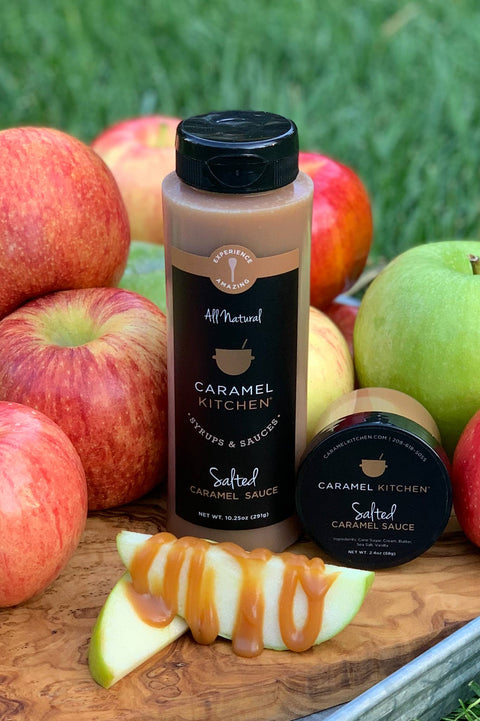 Salted Caramel Sauce, 9 oz - Caramel Kitchen