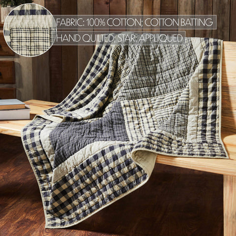 My Country Quilted Throw, 50x60 in - VHC Brands