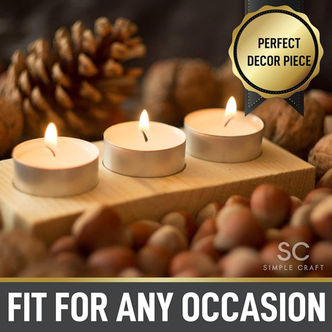 Tea Lights Candles, single - Zulay Kitchen