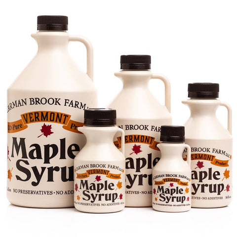 Vermont Maple Syrup: Amber Rich Taste/Table Syrup / Half Pint - Carman Brook Farm