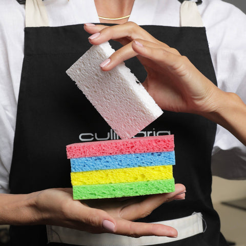 16 Pack Dish Sponges, Biodegradable, Multicolor - AIRNEX
