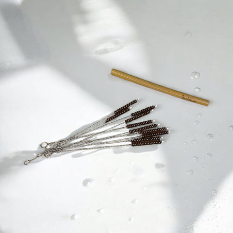 Coconut Fiber Plastic Free Straw Cleaner - Bamboo Switch
