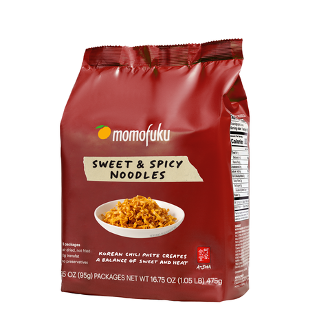 Sweet and Spicy Noodles - Momofuku