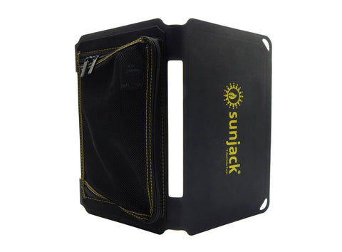 15W Portable Solar Panel Charger + 10k mAh Powerbank - SunJack