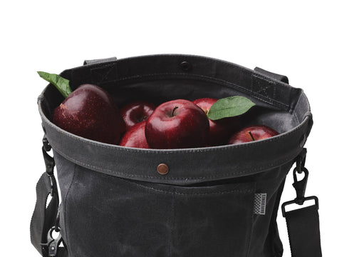 Harvesting & Gathering Bag- Waxed Canvas: Dark Khaki - Barebones