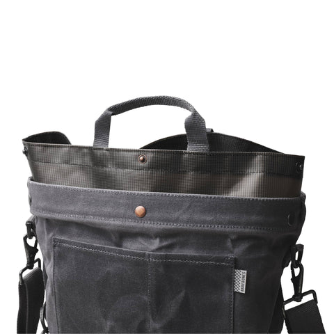 Harvesting & Gathering Bag- Waxed Canvas: Slate Gray - Barebones