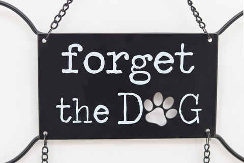 Forget The Dog Beware of The Kids Metal Sign - Paris Loft Inc