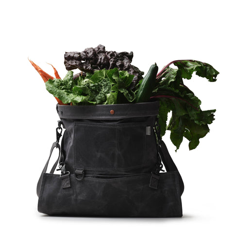 Harvesting & Gathering Bag- Waxed Canvas: Dark Khaki - Barebones