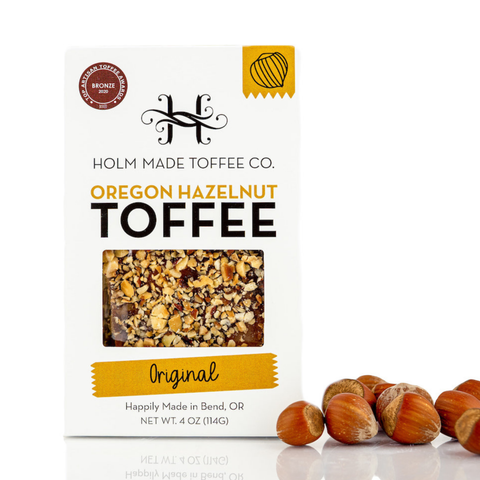 Original - Oregon Hazelnut Toffee, 4 oz - Holm Made Toffee Co.