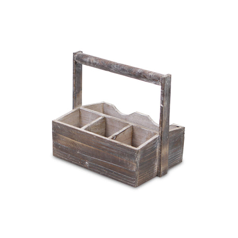 Nicola Wooden Decorative Caddy: Small - Cheungs Home Decor