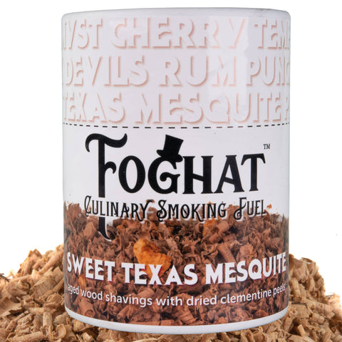 Foghat Culinary Smoking Fuel: Sweet Texas Mesquite, 14oz - ThousandOaksBarrelCo.