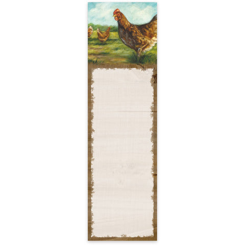 Curious Chicken List Pad - Primitives by Kathy