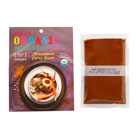 Massaman Curry Paste, 2.8 oz - Mike's Organic Curry Love