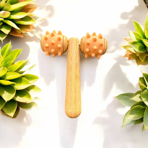 Bamboo Body Rolling Massage Tool - Bamboo Switch