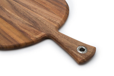 Ironwood Round Provencale Paddle Board, Acacia, 12" x 16" - Fox Run Brands