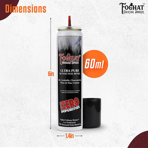 Foghat™ Culinary Butane - Odorless & Tasteless, 60 ml - ThousandOaksBarrelCo.