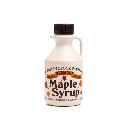 Vermont Maple Syrup: Amber Rich Taste/Table Syrup / Pint - Carman Brook Farm