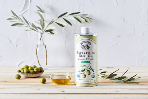 Organic Smooth & Fruity Extra Virgin Olive Oil, 25.4 Fl Oz - La Tourangelle
