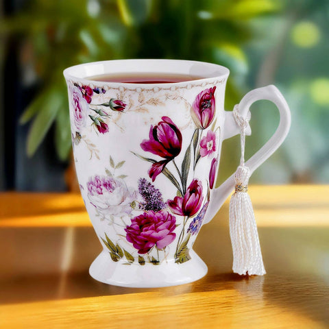 Tulip Tea/Coffee Tall Mug, 10.82 fl oz, in Gift Box