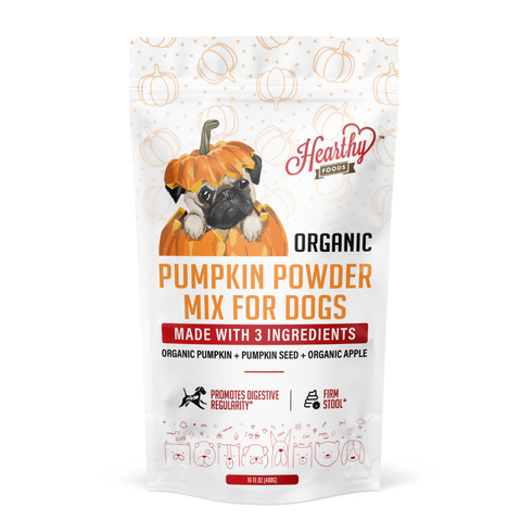 Pumpkin Powder Mix for Dogs - Organic - Hearthy Foods