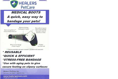 Healers Medical Booties: MD - Healers PetCare