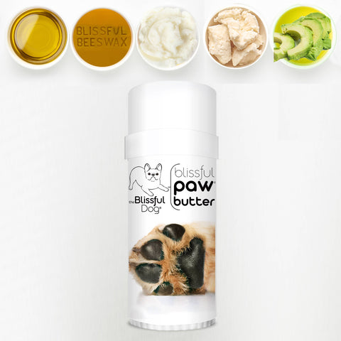 Paw Butter for Rough, Dry Dog Paws in Tins & Tubes, Paw Balm: 1 oz tin - The Blissful Dog