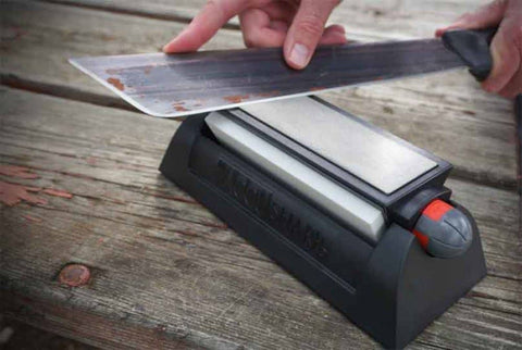 AccuSharp DELUXE Tri-Stone System, Three Stone Surfaces, Rubber Grip #025C - Benhalex