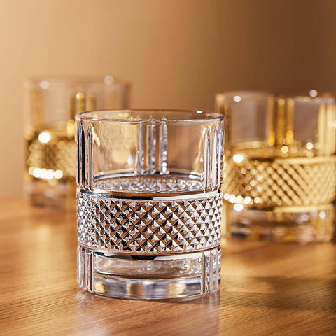 Old Fashioned Vintage Whiskey Glass, 10oz (Set of 4) - Lemonsoda