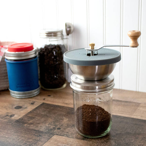 Coffee and Spice Grinder Lid for Mason Jars - Mason Jar Lifestyle