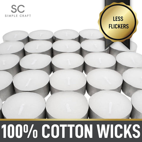 Tea Lights Candles, single - Zulay Kitchen