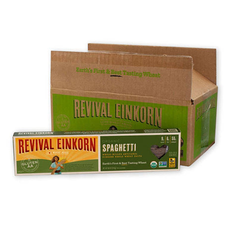 Organic Einkorn Spaghetti, 8.8 oz - Revival Einkorn