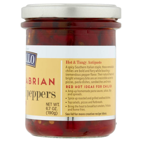 Calabrian Chili Peppers 6.7oz - Delallo