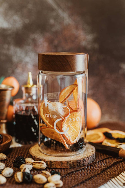 Old Fashioned: 16 oz. Jar - Infuse & Booze