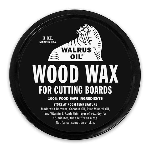 Wood Wax for Cutting Boards, 3oz - Walrus Oil