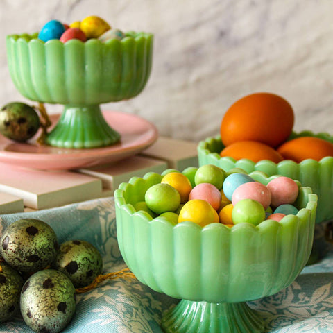 Sundae Dish - Jadeite Glass Collection - TableCraft Products Company