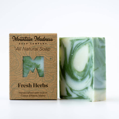 Fresh Herbs Bar Soap - Mountain Madness Soap Co.